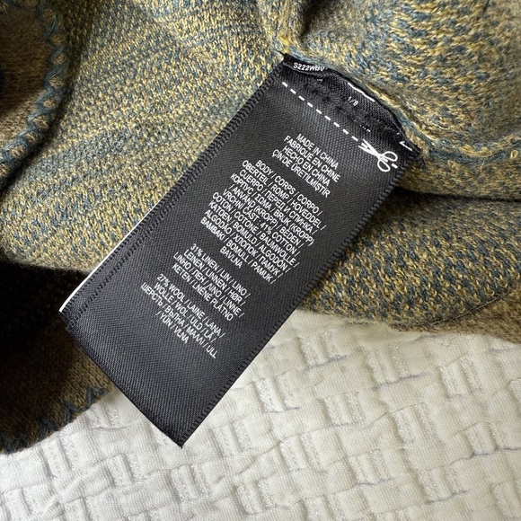 $995 RRL Ralph Lauren Southwestern Cotton Linen Wool Cardigan WOMEN Sz XS 1 RARE - Picture 12 of 16